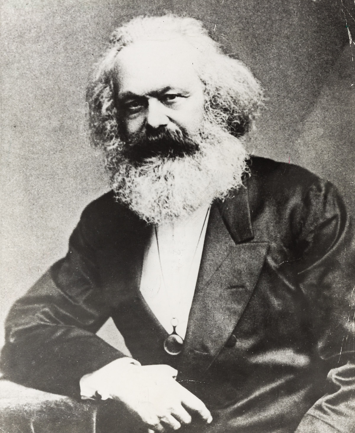 (AUTHOR OF THE COMMUNIST MANIFESTO) Portrait of Karl Marx (1818-1883).